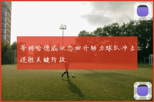蒂姆哈德威状态回升助力球队冲击连胜关键阶段