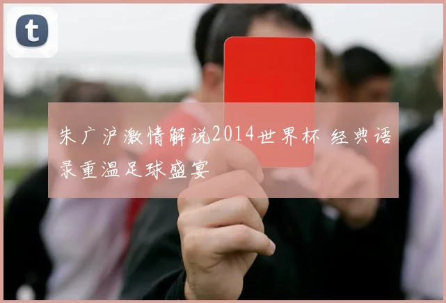 朱广沪激情解说2014世界杯 经典语录重温足球盛宴