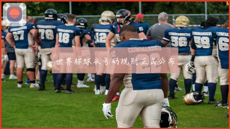 世界杯球衣号码规则正式公布